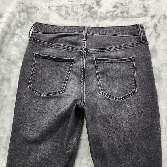 Universal Thread Jeans Womens 6/28L Gray High Rise Jegging Raw Hem Ankle Stretch - Picture 5 of 16